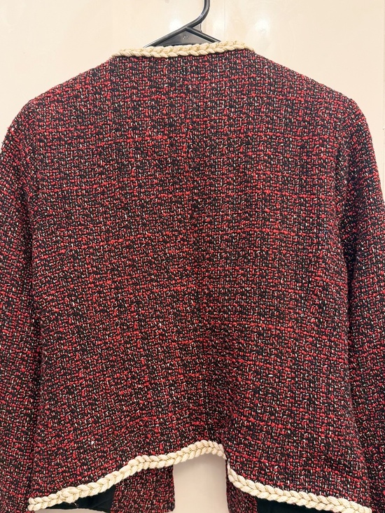 Jealous Tomato Red/Black/Cream Blazer - Picture 5 of 5